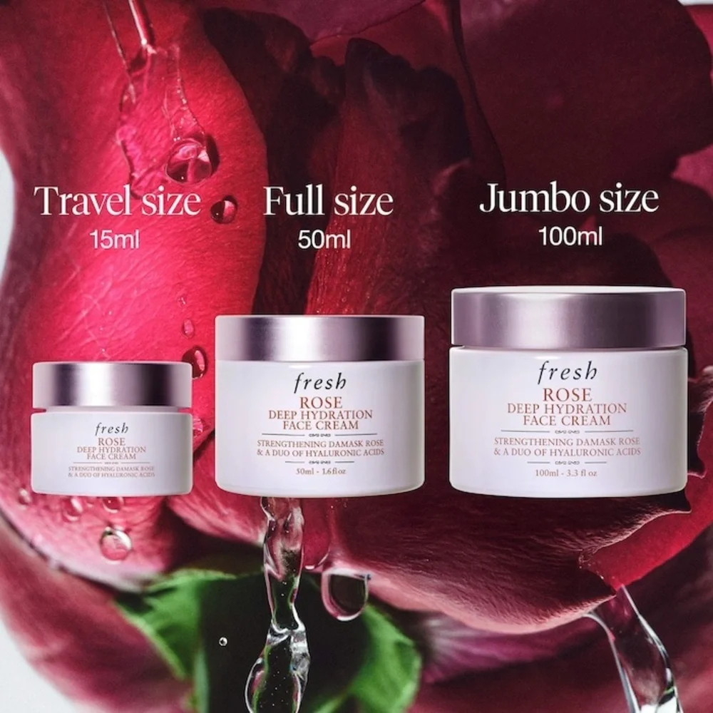 🌹 Fresh Rose Deep Hydration Face Cream | 50 mL / 1.6 fl oz 🌹
